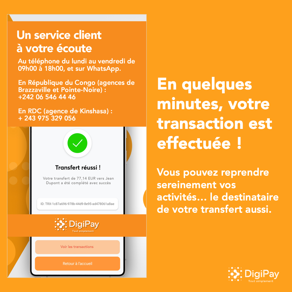 DigiPay App - écran 7